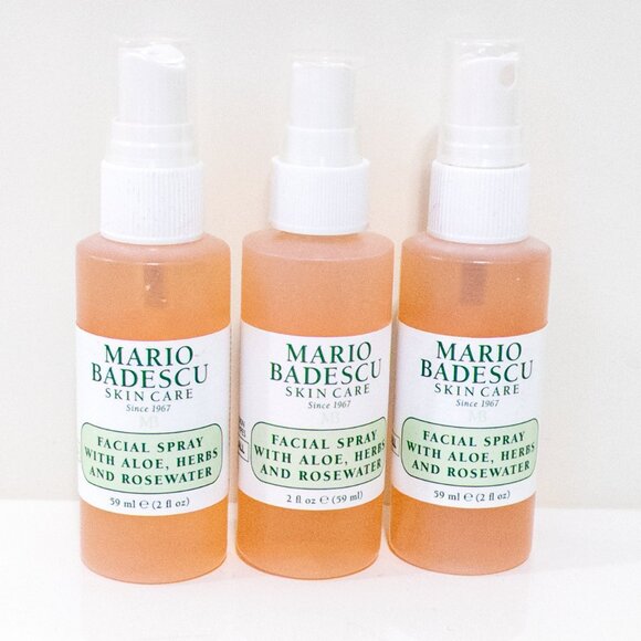 MARIO BADESCU Skin Care / Facial Spray w/ Aloe Herbs + Rosewater / 3 Bottles 2oz - Picture 1 of 3